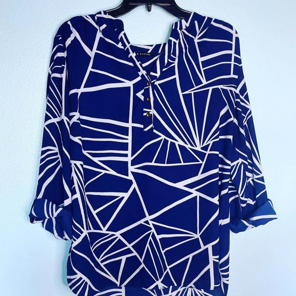 Zac & Rachel Blue Blouse
